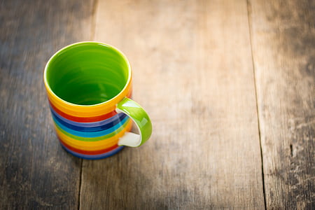 multicolored ceramic mug thumbnail