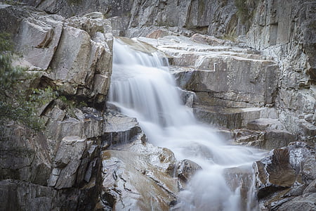 timelapse photography of waterfalls at daytime thumbnail