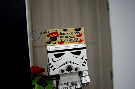 Star Wars trooper box beside wall thumbnail