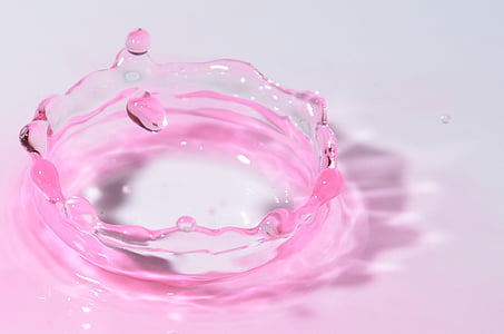 pink liquid droplets thumbnail