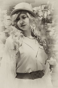woman with white dress photo thumbnail