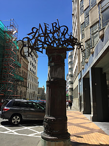 Sculpture of Letters in Wellington, New Zealand thumbnail