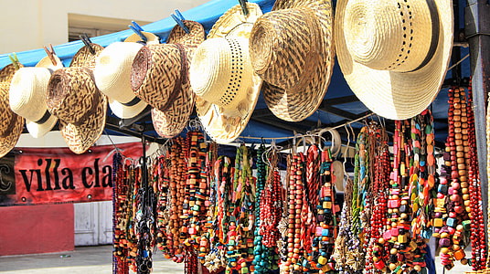 bunch of hats placed outside thumbnail