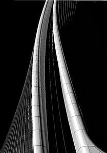building, architecture, curve, black and white thumbnail