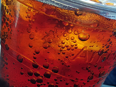 bubble liquid on drinking glass thumbnail