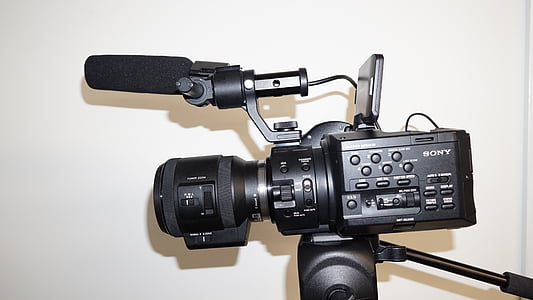 black Sony video camera thumbnail