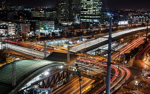 timelapse photography of city thumbnail