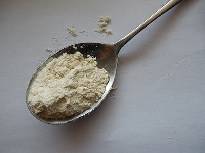 brown powder on spoon thumbnail