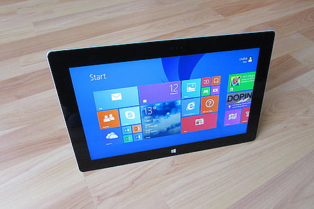 Microsoft Surface book on table thumbnail