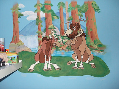 Teddy Bear Brothers, Wall Painting thumbnail