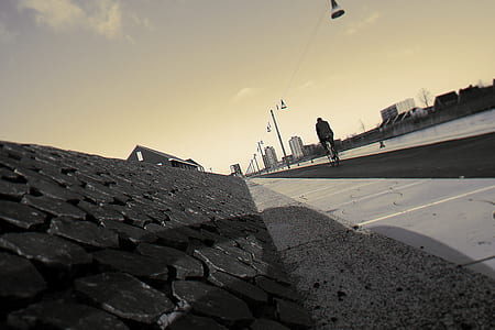 light, city, road, dawn thumbnail