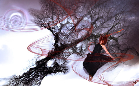 female anime character floating screenshot thumbnail