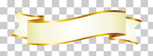 Brand Text Angle , bright shiny gold ribbon label, yellow ribbon illustration PNG clipart