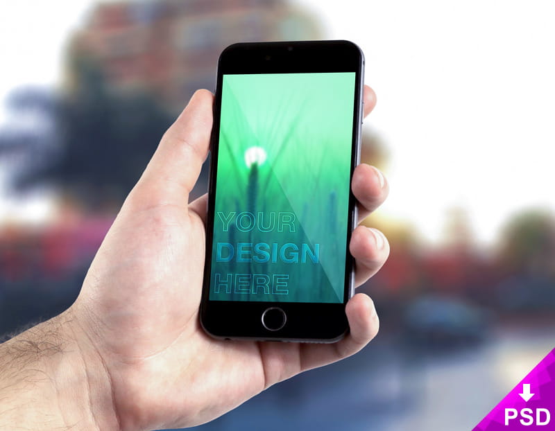 iPhone 6 PSD Mockup psd file