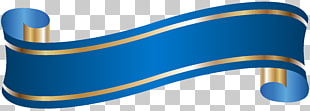 Banner Blue Elegant Banner Blue Blue And Gold Label Png