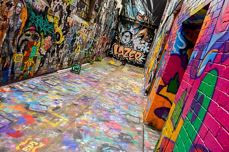 multicolored graffiti wall art thumbnail
