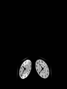 two analog clock at 10:35 thumbnail