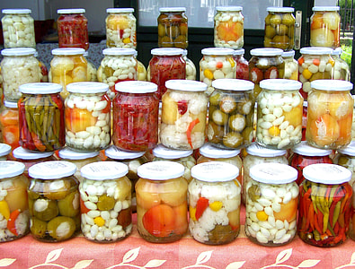 stacked infused vinegar jars thumbnail