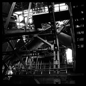 grayscale photo of construct building thumbnail