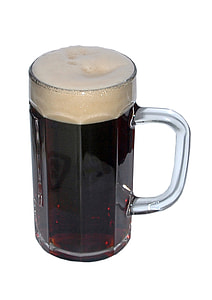 clear glass beer mug filled with beer thumbnail