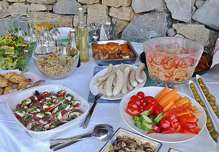 sliced vegetables in bowl beside diesh thumbnail