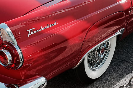 photo of red Thunderbird car thumbnail
