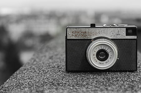 black compact film camera thumbnail