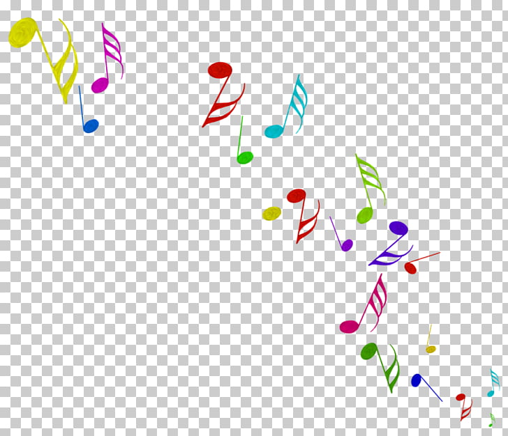 Musical Note Animation Color Notes Multicolored Music Notes Png