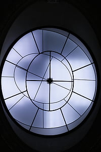 round black framed glass ceiling thumbnail