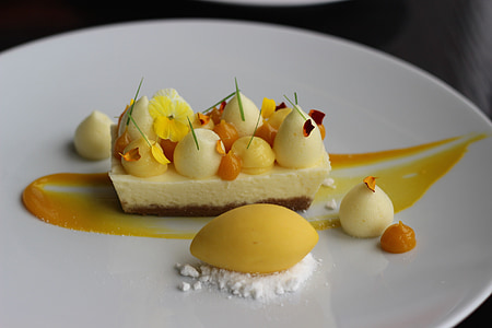 baked pastry on oval white ceramic plate thumbnail