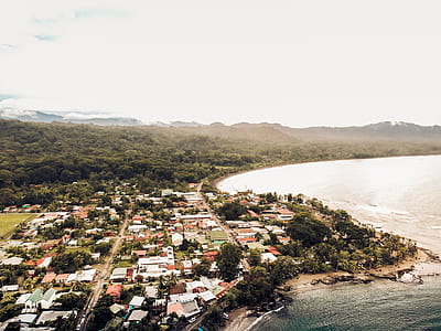 aerial photograph of building near body of wate thumbnail