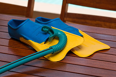Blue and Yellow Flippers thumbnail