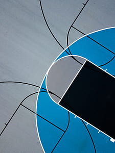 basketball court illustration thumbnail