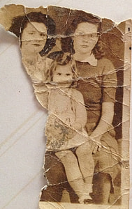 grayscale photo of two women and one girl thumbnail