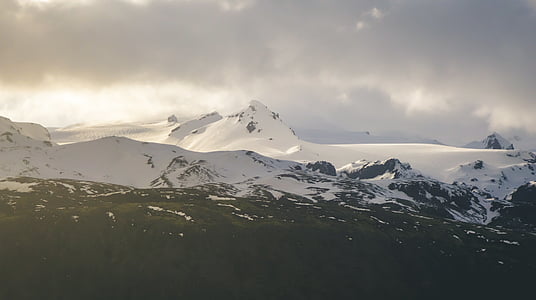 alps mountain under white clouds thumbnail