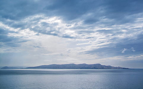 Panoramic Photography of Glacier Mountain Below White Clouds thumbnail