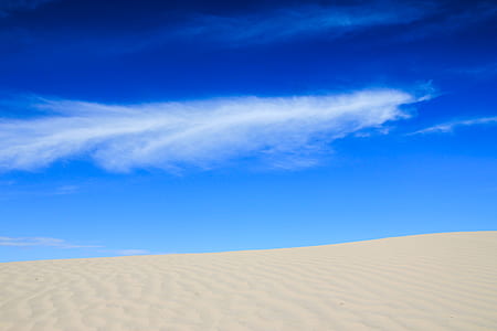 desert under blue sky at daytime thumbnail