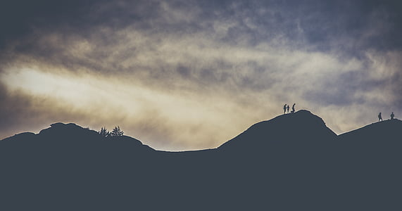 silhouette of mountain thumbnail