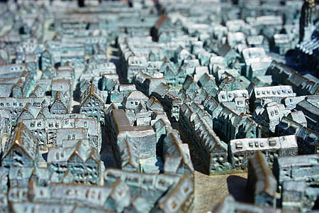 closeup photo of gray house miniatures thumbnail