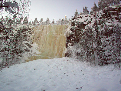 Winter snow scene in Posio, Finland thumbnail