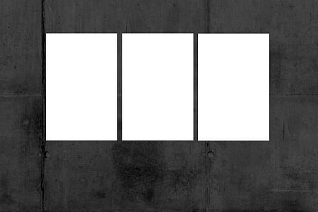 three rectangular white frames thumbnail