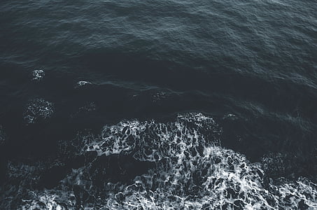 aerial photo of large body of water thumbnail