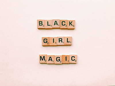 Black Girl Magic Text Decor thumbnail