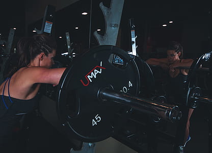 person, woman, reflection, fitness thumbnail