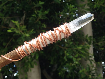 clear crystal stone ornament thumbnail