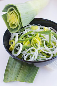 Fresh cut leek thumbnail