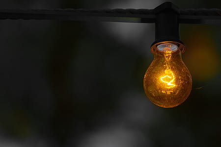 bokeh shot of orange bulb thumbnail
