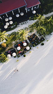 aerial photography of beach front during daytime thumbnail