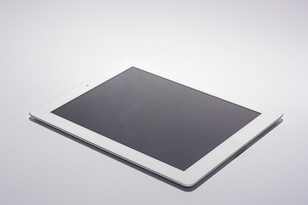 white tablet computer thumbnail
