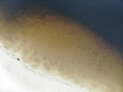 bird's-eye view of seashore thumbnail